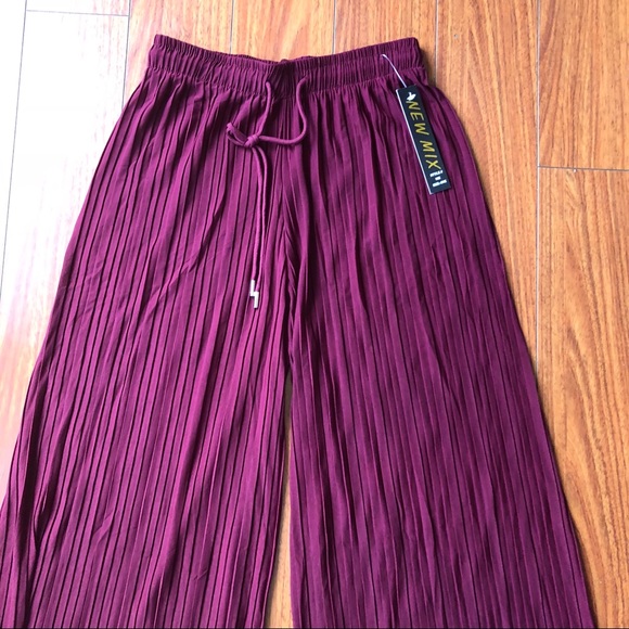 New Mix sz One size boho comfy pleated drawstring - Picture 2 of 6